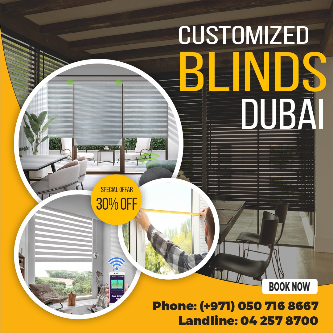 customized blinds dubai
