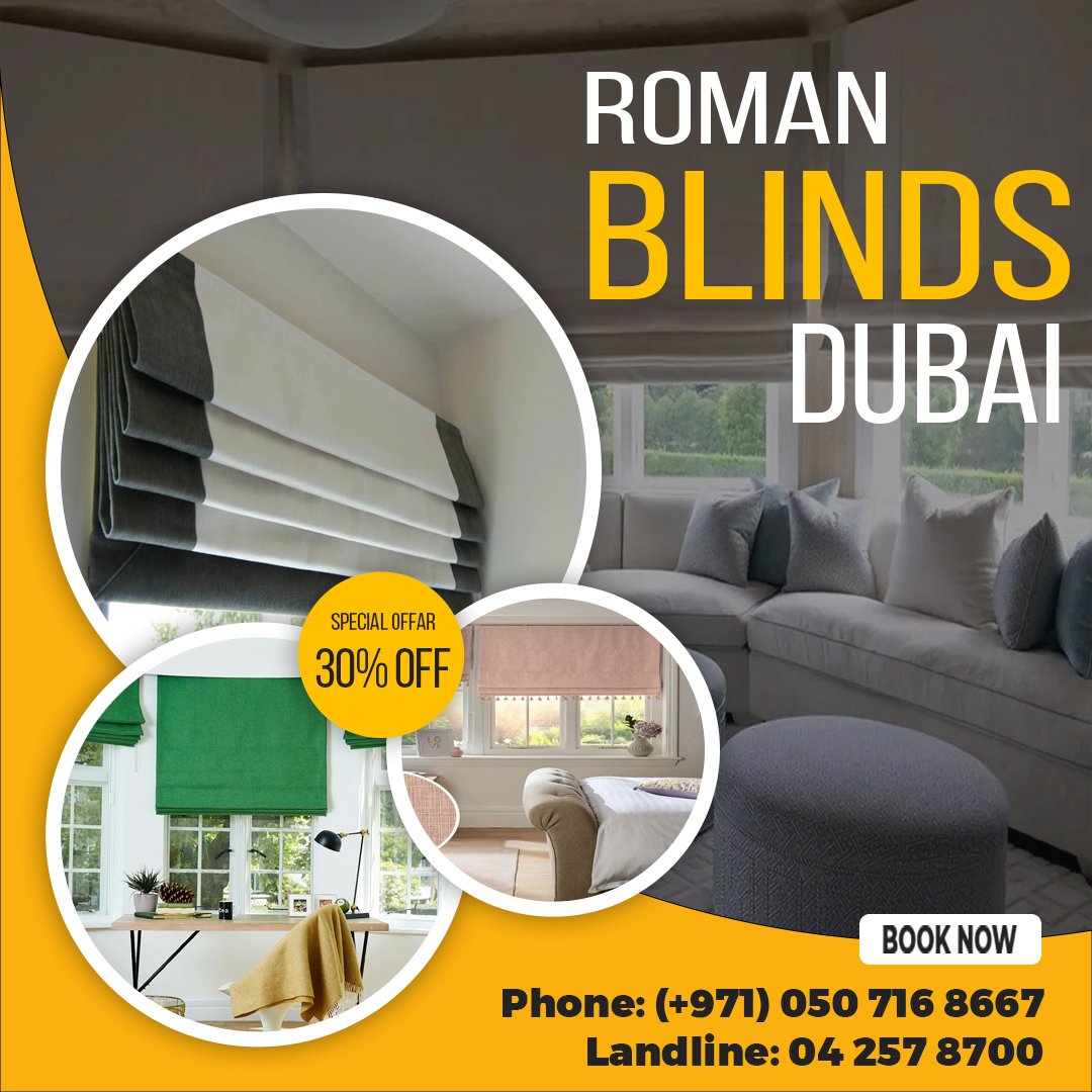 Roman Blinds Dubai