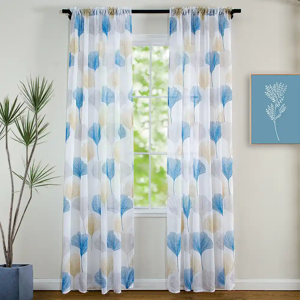 Sheer Print Curtain main image 0