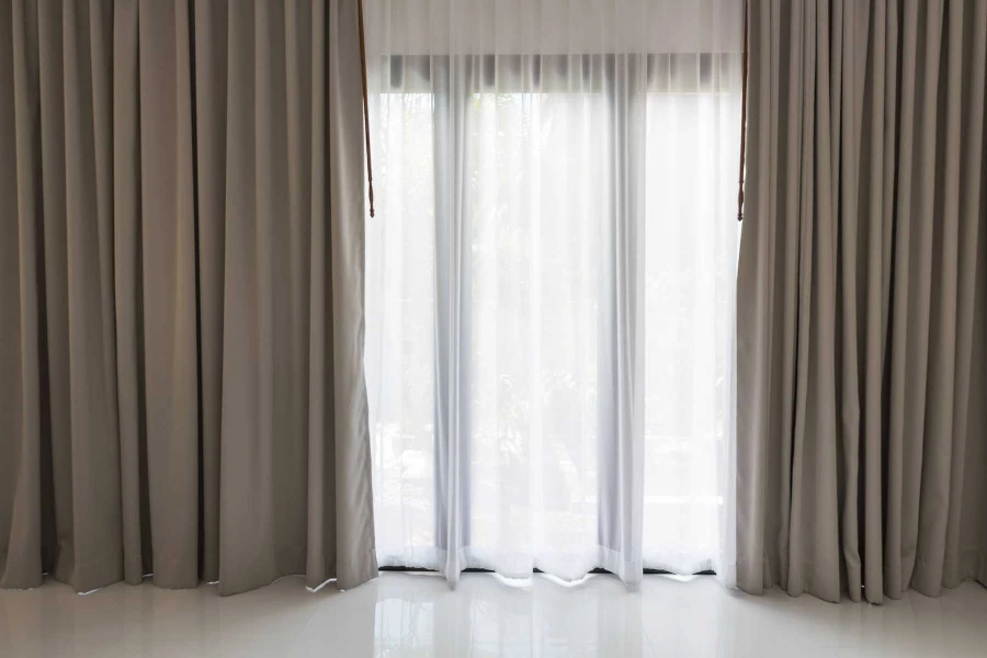 Elegant custom curtains in Dubai