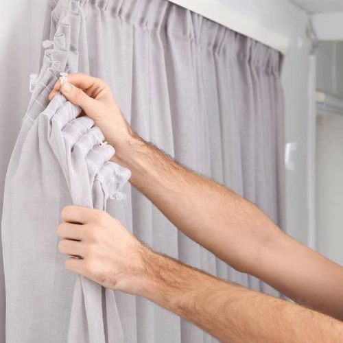 how to install curtains