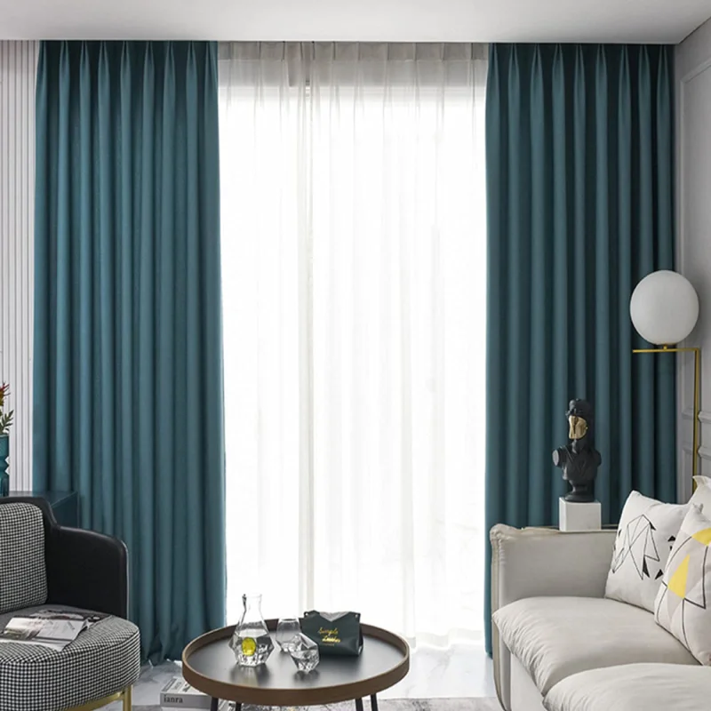 blackout curtains blocking sunlight completely