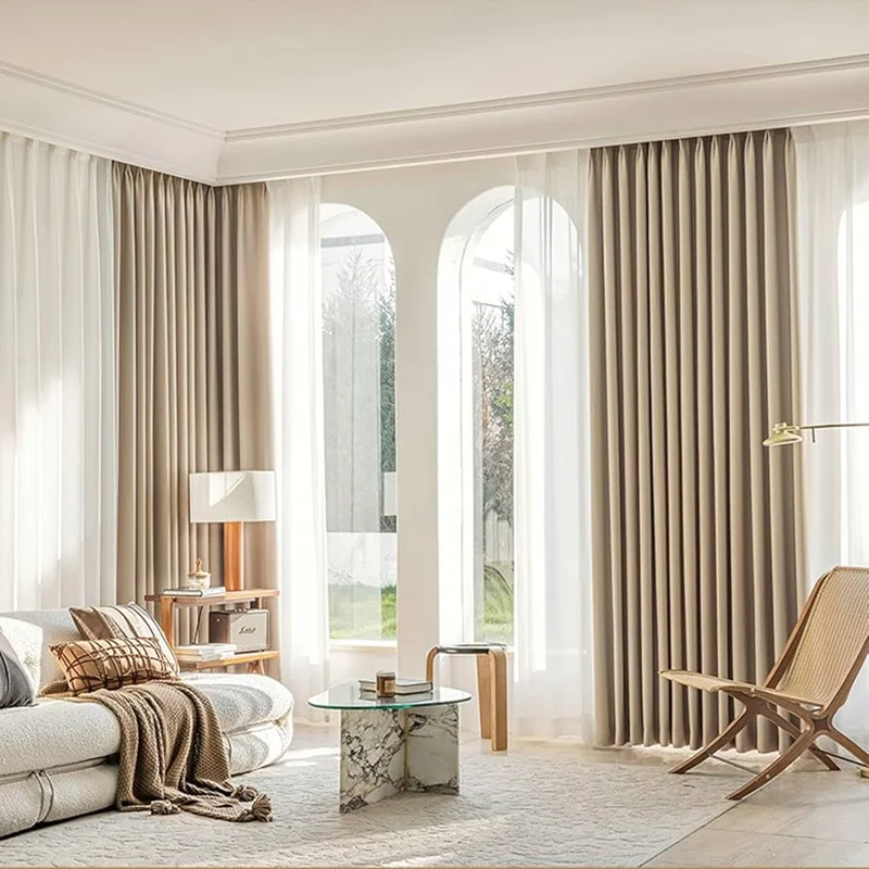 elegant blackout curtains for interior design