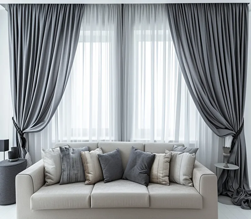 premium blackout curtains modern window style